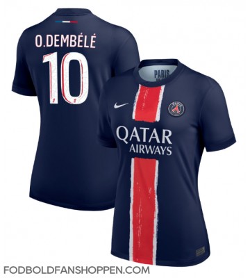 Paris Saint-Germain Ousmane Dembele #10 Hjemmebanetrøje Dame 2024-25 Kortærmet